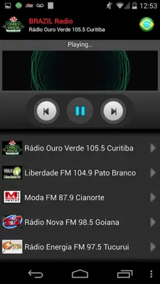 Radio Brazil android App screenshot 1