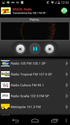 Radio Brazil android App screenshot 2