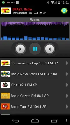 Radio Brazil android App screenshot 3